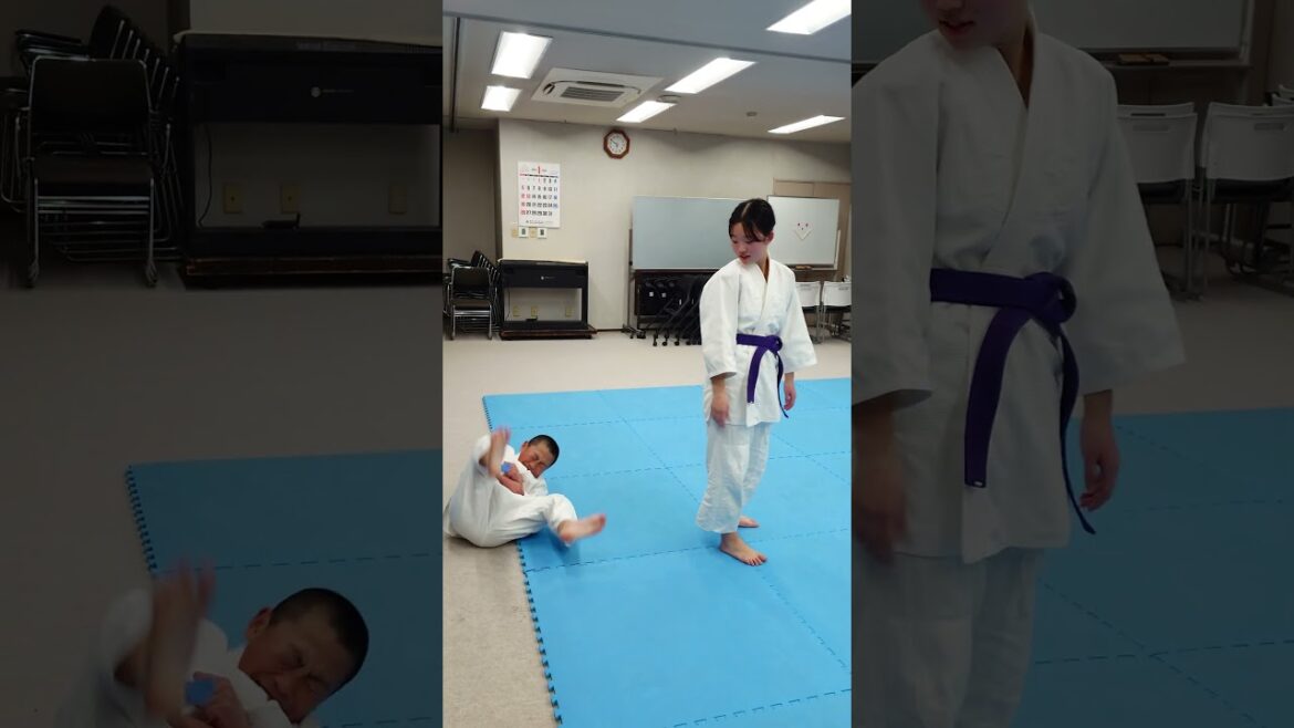 合氣道女子に本気で攻撃したら #aikido
