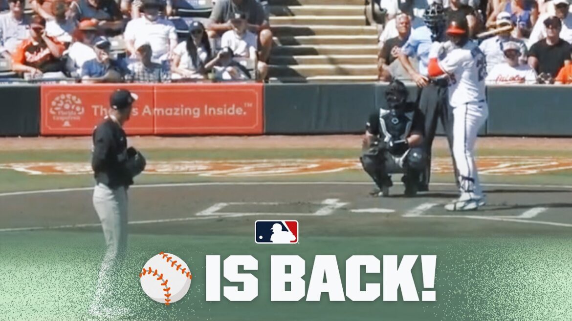 BASEBALL IS BACK! ⚾️ ENTIRE FIRST INNING between Yankees and Orioles in Spring Training!