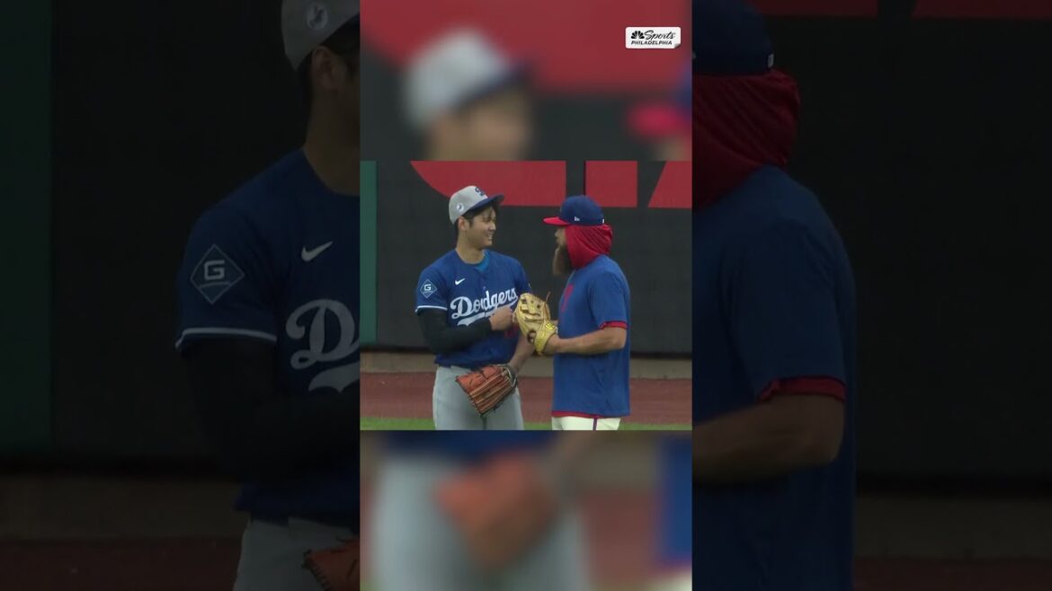 Brandon Marsh 🤝 Shohei Ohtani 👀