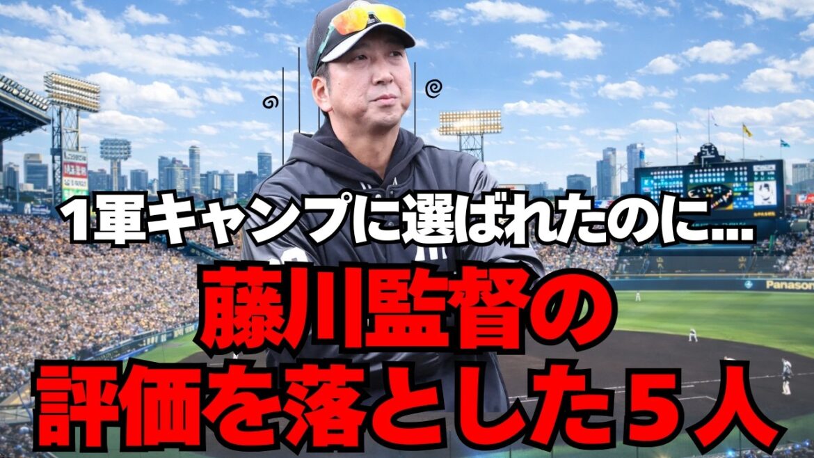 【阪神】1軍キャンプに抜擢も、藤川監督の評価を爆下げした５人