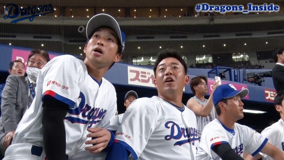 【2026年DAY2】“#大谷翔平 選手の打撃練習”を見るドラゴンズの選手たち #Dragons_Inside