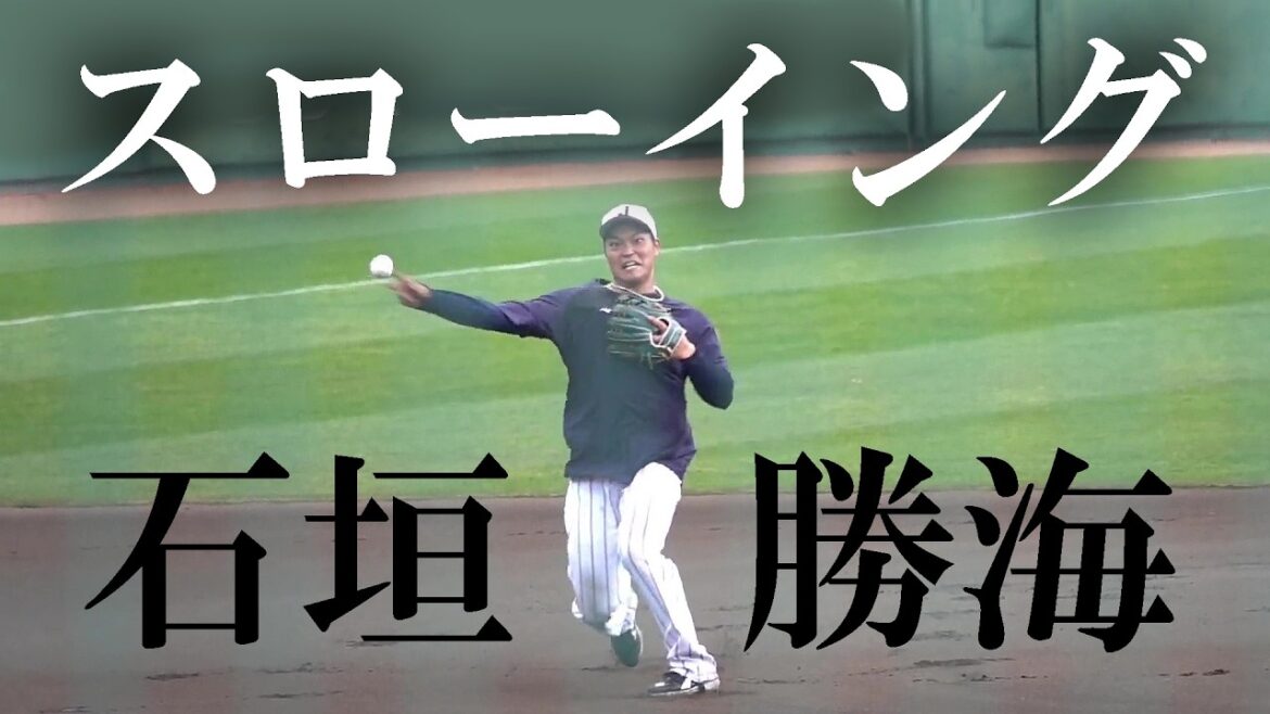 侍ジャパン宮崎キャンプ  サポートメンバー石垣勝海スローイング