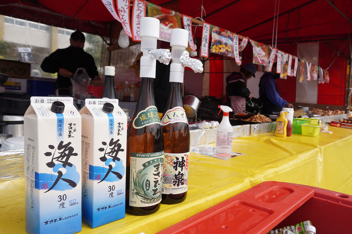 千葉ロッテマリーンズの春季キャンプに出店している屋台