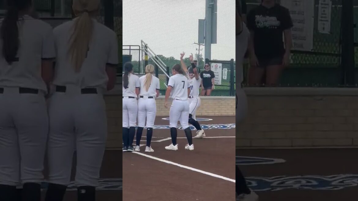 Aubrey Santos with the two run homer to end the game‼️🐺🥎🔥 Weiss wins!!!! AREA CHAMPIONS