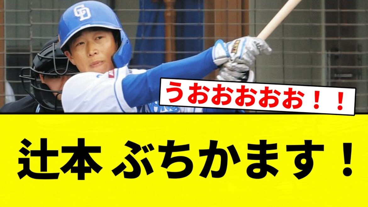 【中日優勝きたあああああああ！！】辻本 ぶちかます！【プロ野球反応集】【2chスレ】【なんG】
