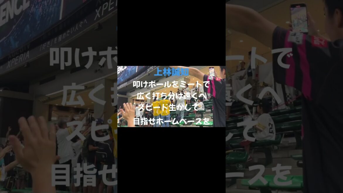 #プロ野球 #応援歌 #ホークス #上林誠知