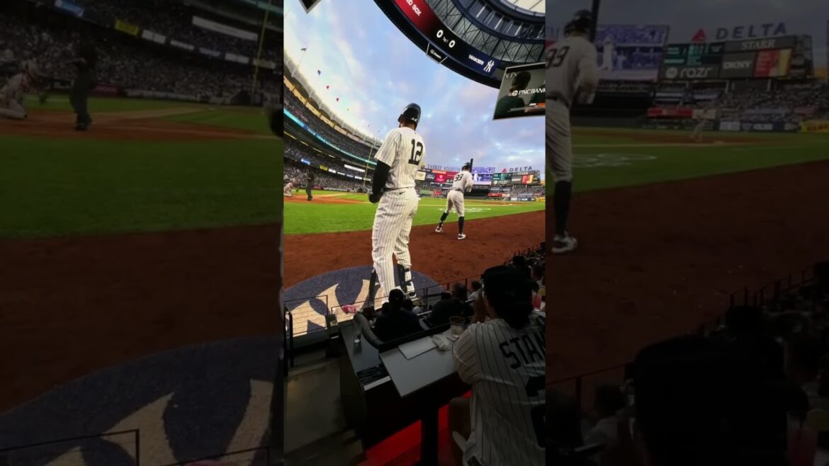POV: Walking Into The Dome at Cosm for Red Sox vs Yankees | Aaron Judge On Deck
