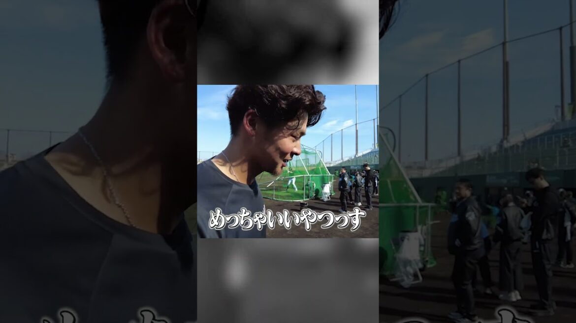 "ロッテ"で元チームメイトと再会！#chibalotte #lottegiants #井上広大 #ビーズリー