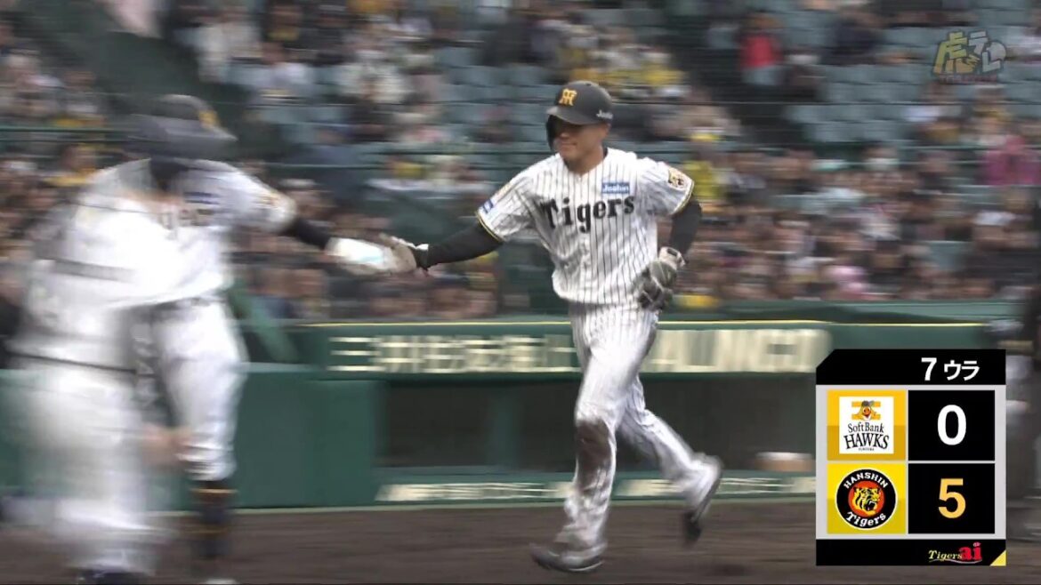 【飛距離十分】7回裏 #元山飛優 選手のレフト犠牲フライ！オープン戦初打点！【2026/3/6 Ｔ－Ｈ 】