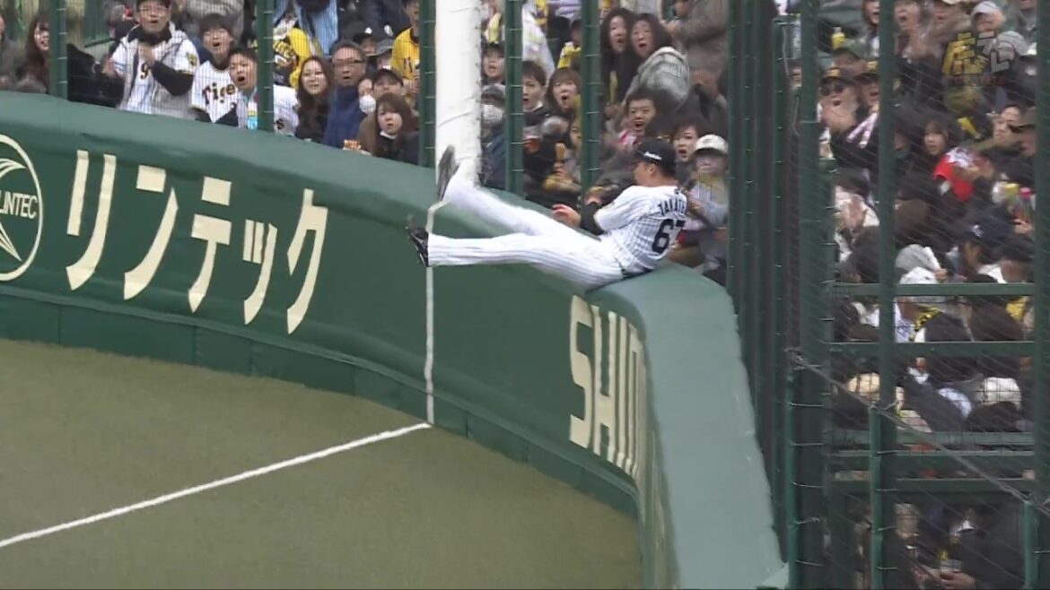 【どよめくスタンド】4回表 #髙寺望夢 選手がライトフェンス際のフライをキャッチし甲子園は拍手に包まれる！【2026/3/7 Ｔ－Ｈ 】