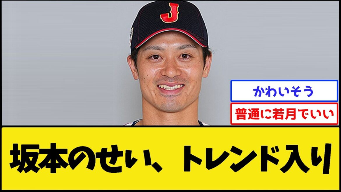 坂本誠志郎さん、危うく戦犯扱いされかける【侍ジャパン】【プロ野球なんJ 2ch プロ野球反応集】