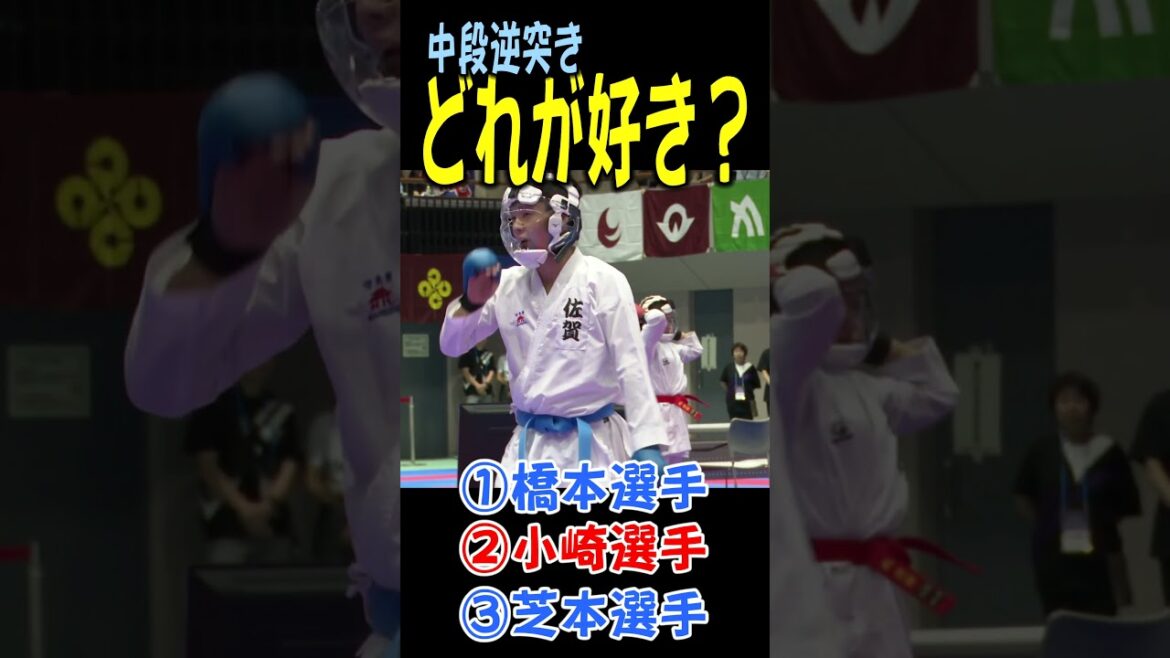 【ショート】どれが好き？中段逆突き #karate