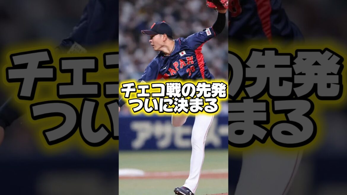【侍ジャパン】チェコ戦の先発 ついに決まる #shorts  #広島東洋カープ #巨人 #中日ドラゴンズ #日ハム #ファイターズ #ソフトバンク #なんj #WBC