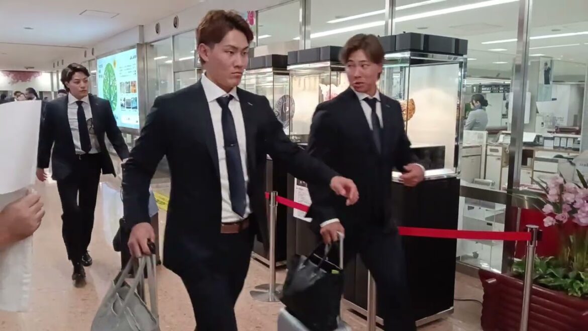 26.1.30  オリックスバファローズ   宮崎空港到着