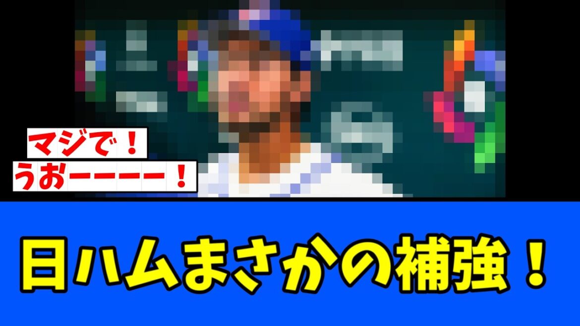【うおー】日ハムまさかの補強！