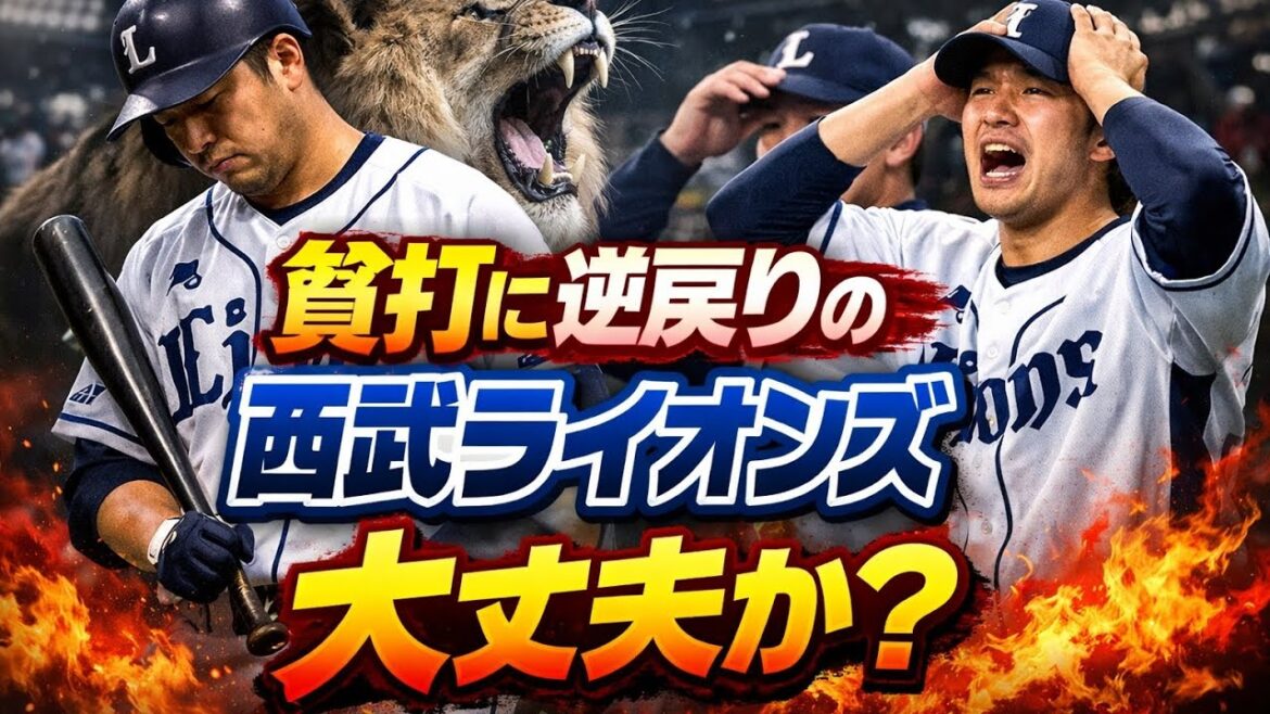 【西武ライオンズ】今季もかぁ？開幕間近で貧打に逆戻り