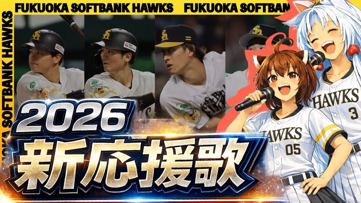 【2026福岡ソフトバンクホークス】新応援歌(Feat.きりたん&イタコ)