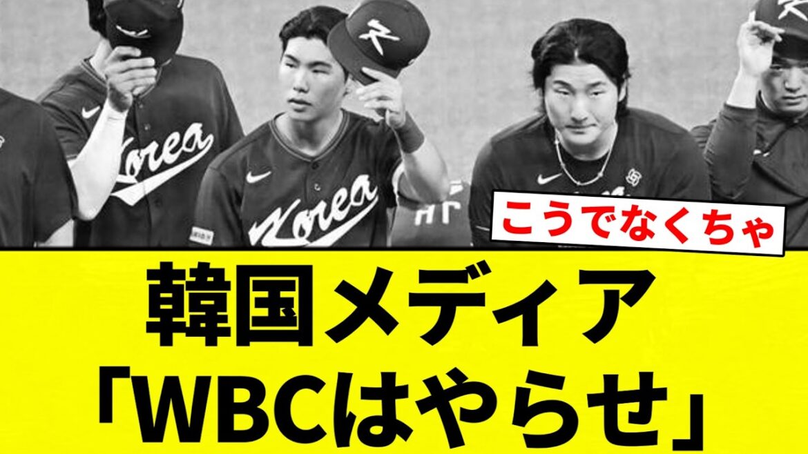 【いつもの】韓国メディア「WBCはやらせ」【プロ野球反応集】【2chスレ】【なんG】