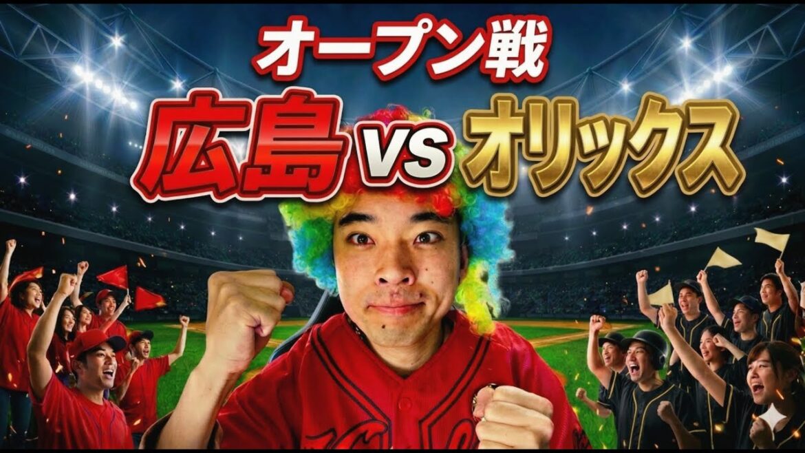 【ライブ】広島東洋カープ vs オリックスバファローズ  オープン戦  3/17