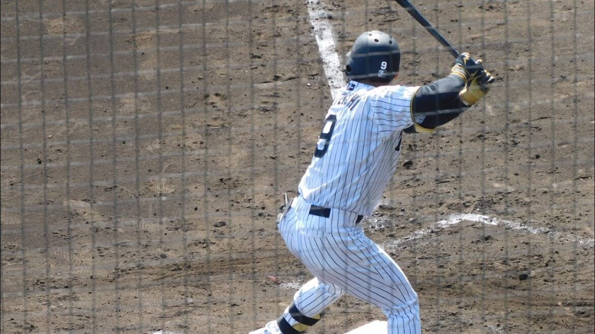 【鮮烈デビュー】立石正広 2軍デビュー戦初打席初安打 レフトへクリーンヒット