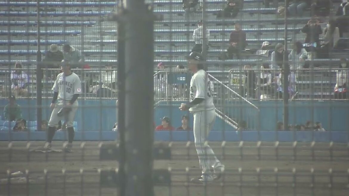 千葉ロッテマリーンズ 坂本光士郎投手 投球練習 2026/3/4 草薙球場