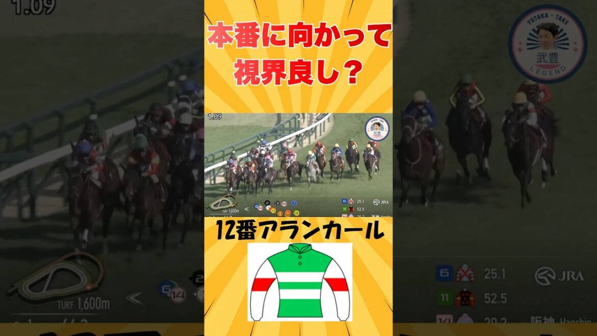 本番はチャンスあり！？武豊とアランカール