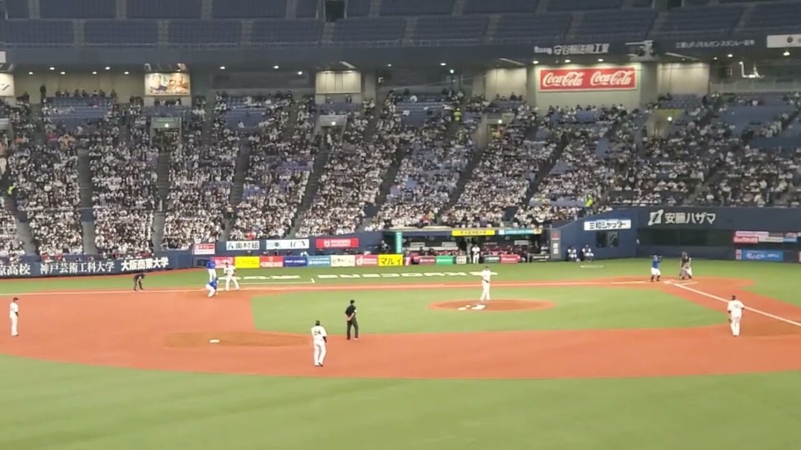 20240303　ﾄﾞｰﾑに響く【関根大気 応援歌】　横浜DeNAﾍﾞｲｽﾀｰｽﾞ　3回表@京ｾﾗﾄﾞｰﾑ大阪･ﾚﾌﾄ外野下段 ｵｰﾌﾟﾝ戦