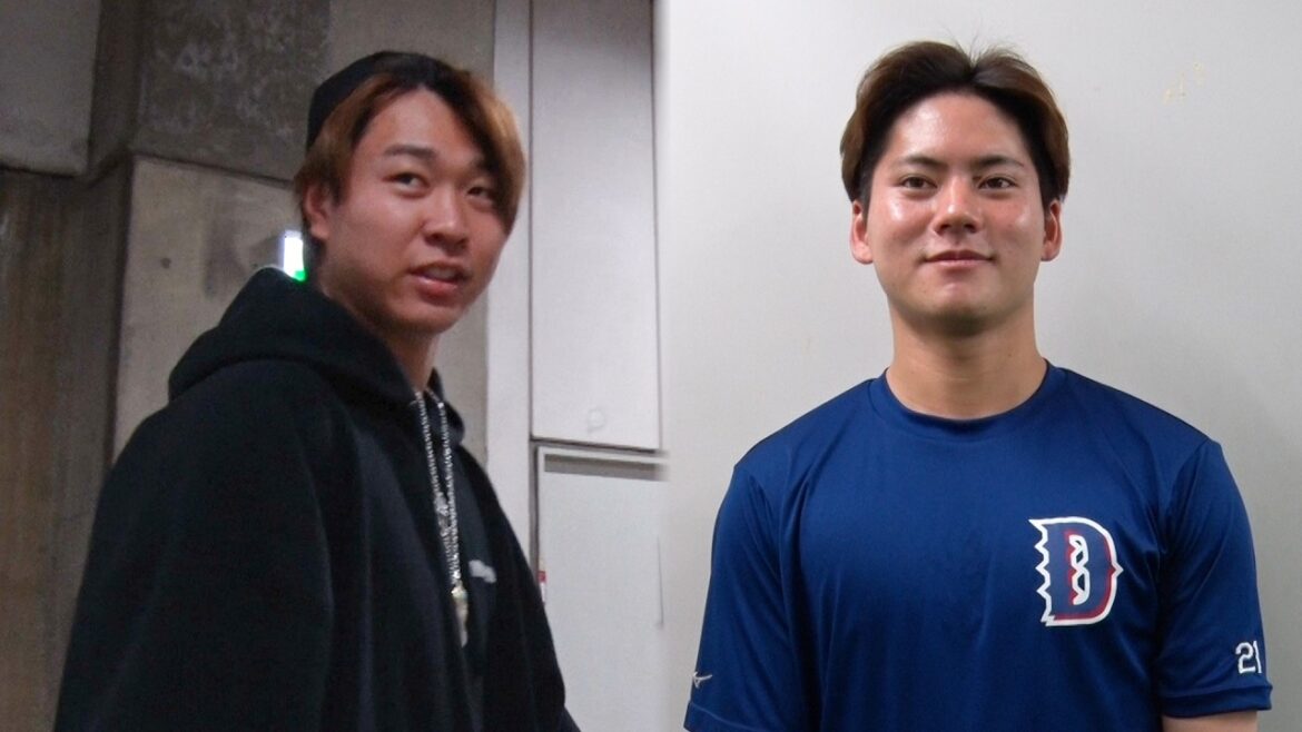 おかえり！侍戦士🇯🇵 #髙橋宏斗 投手 #金丸夢斗 投手がチームに合流 #Dragons_Inside