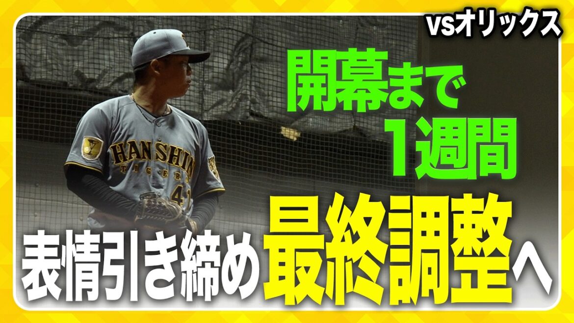 Hanshin-Tigers: 【最終調整】2026シーズン開幕まであと1週間!オリックスとの一戦は #村上頌樹 選手が先発マウンドへ! #坂本誠志郎 選手はOP戦チーム合流後初タイムリー!開幕へ向け順調な調整を見せました! 【最終調整】2026シーズン開幕まであと1週間!オリックスとの一戦は #村上頌樹 選手が先発マウンドへ! #坂本誠志郎 選手はOP戦チーム合流後初タイムリー!開幕へ向け順調な調整を見せました!