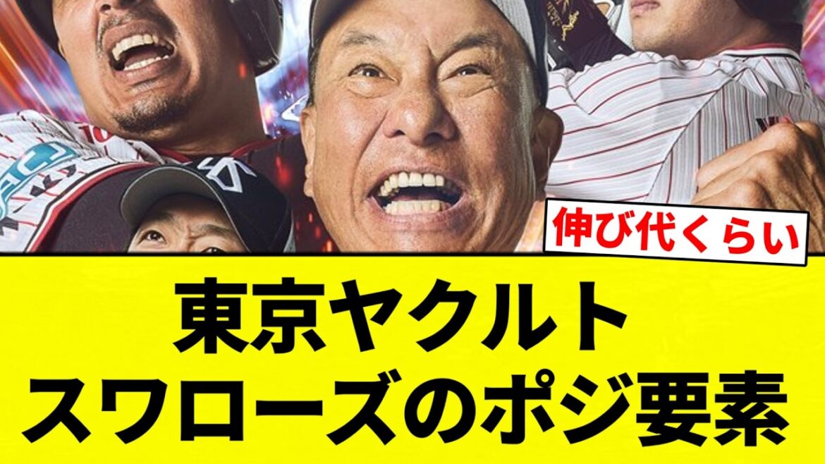 【どれや？？】東京ヤクルトスワローズのポジ要素【プロ野球反応集】【2chスレ】【なんG】