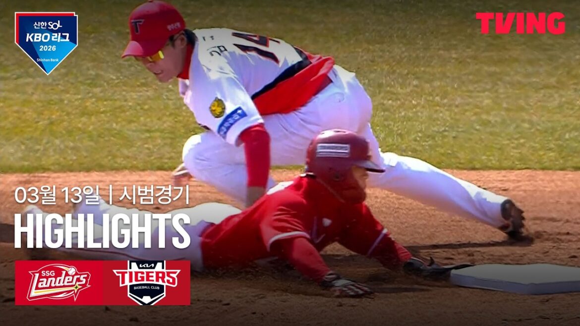 타케다 쇼타 3이닝 퍼펙트🔥 김재환의 선취 홈런까지 | 시범경기 하이라이트 vs KIA (3.13.)