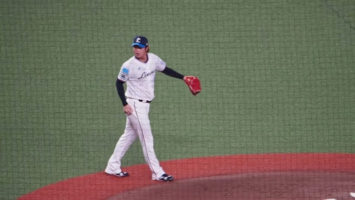 2025.09.05 埼玉西武-千葉ロッテ #甲斐野央 投球練習 (ベルーナドーム)