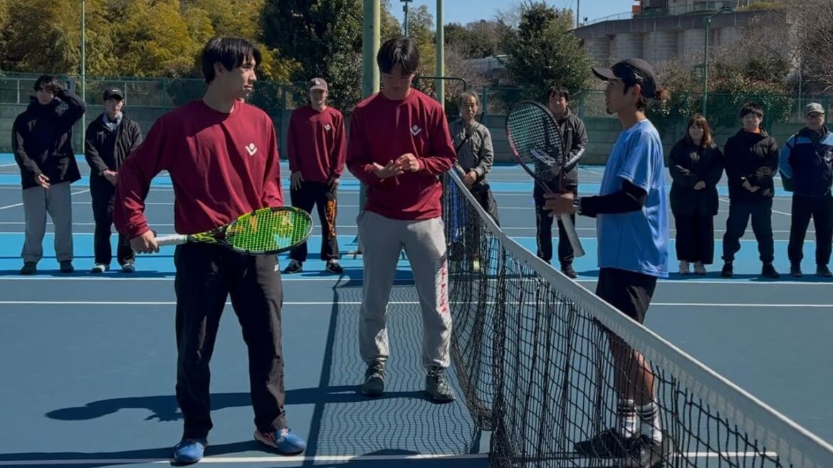 【テニサー大会無敗の男】vsテニスサークルNO.1 ！高校で燃え尽きてテニスを辞めようとしてる学生達へ