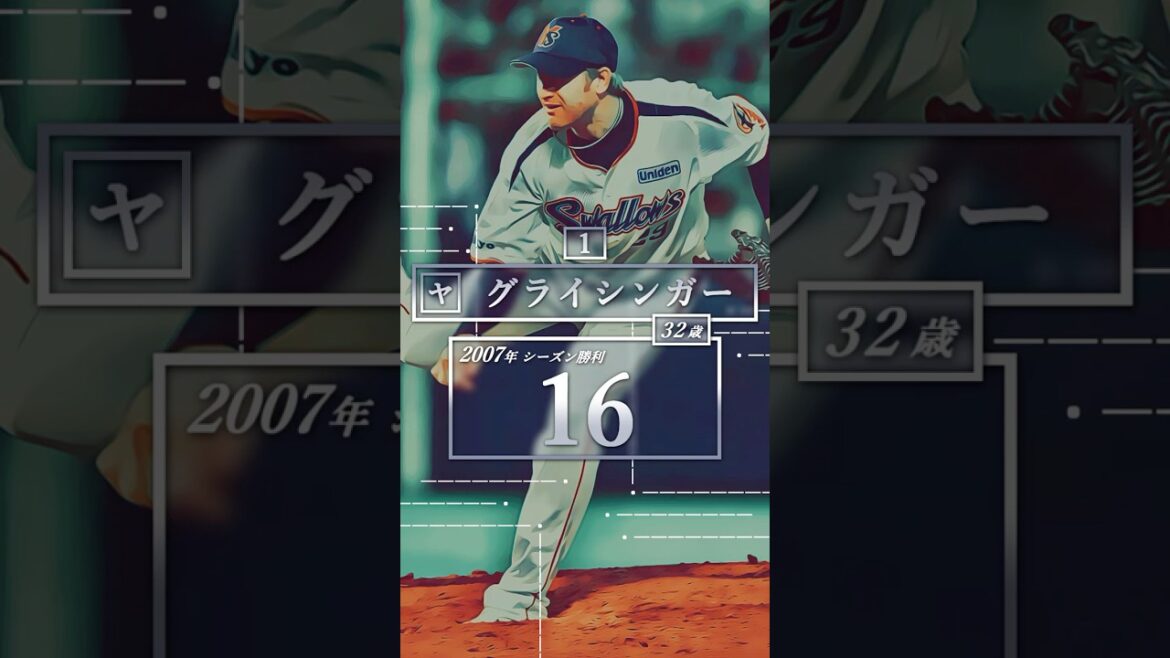 【プロ野球】2007年セ・リーグ シーズン勝利ランキング トップ１７【最多勝】#高橋尚成 #内海哲也 #川上憲伸