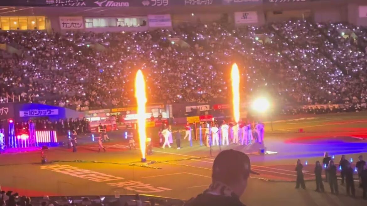 オリックスバファローズ ホーム開幕セレモニー スタメン発表