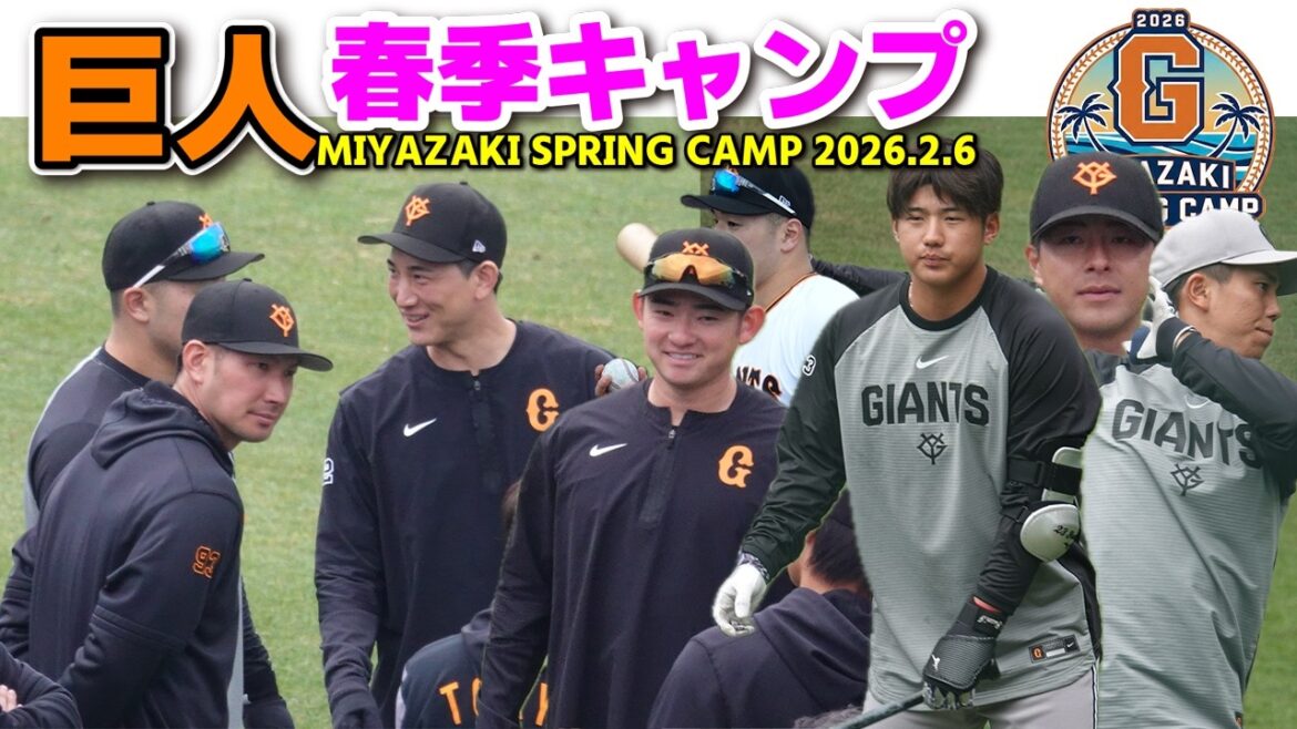 巨人キャンプ第2クール2日目！1軍✖️2軍ハシゴ視察！ハイライト【ジャイアンツ】プロ野球2026.2.6