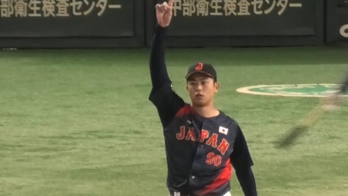 -2025.11.16-【強化試合】５回裏 松山晋也 気迫のピッチングで1イニング無失点！ 侍 ジャパン（vs韓国）