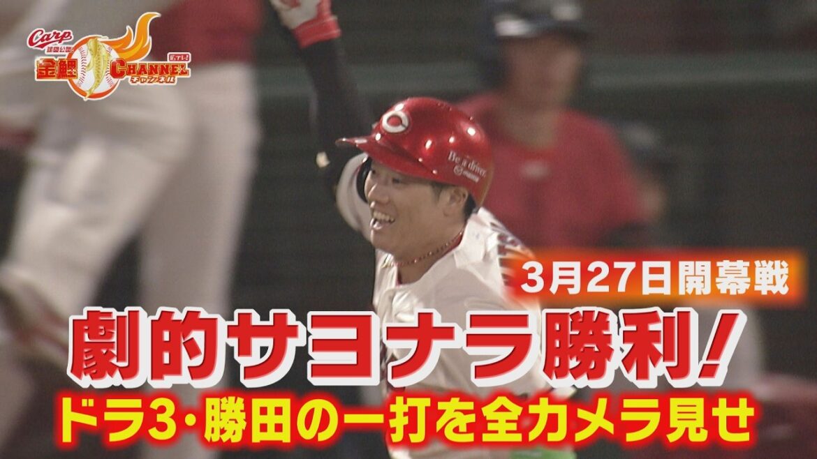 【鳥肌】ルーキー勝田成がヒーローに！サヨナラの瞬間を全視点で