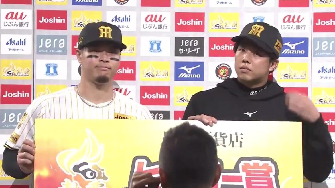 【#佐藤輝明 選手、#才木浩人 投手のヒーローインタビュー、#藤川球児 監督インタビュー】 3月31日(火) 阪神vsDeNA（京セラＤ大阪）