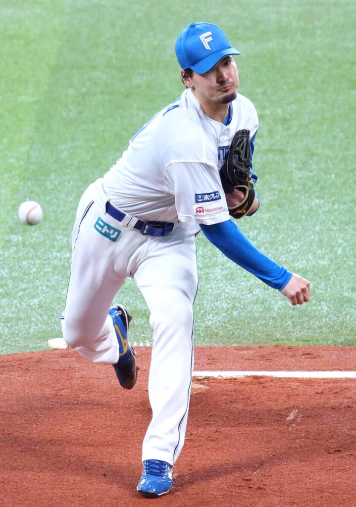 Nippon-Ham Kohei Arihara Arihara (photographer: Masahiko Ikeuchi)