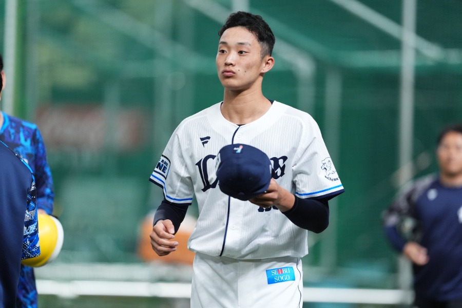 西武、冨士大和との支配下契約を発表 背番号「67」、高卒2年目の逸材左腕 | Full-Count 西武・冨士大和【写真:小林靖】