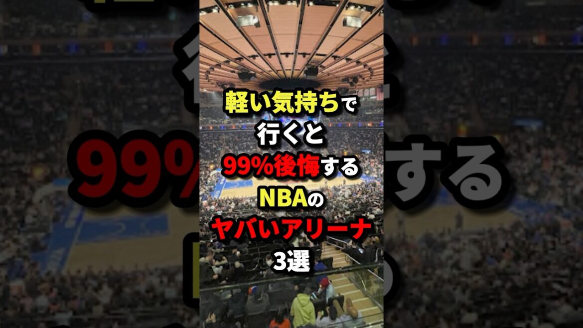 軽い気持ちで行くと99%後悔するNBAのヤバいアリーナ3選  #nba #バスケットボール #バスケ