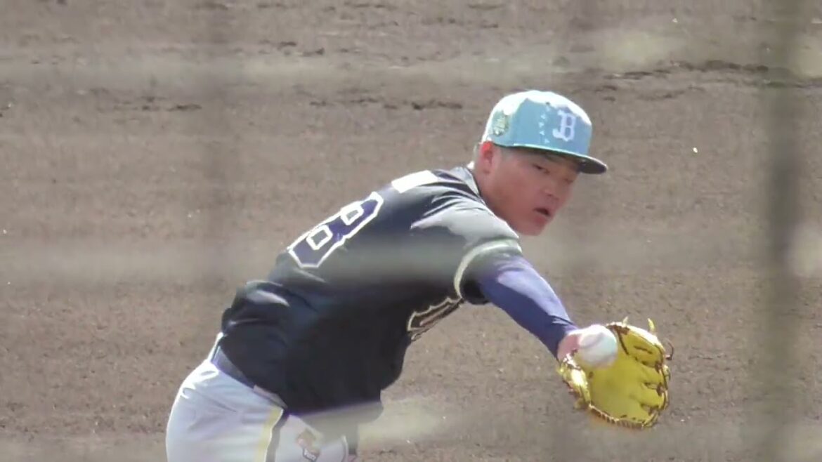 【プロ野球】26.2.8　オリックス　キャンプ　『ライブBP　富山選手』