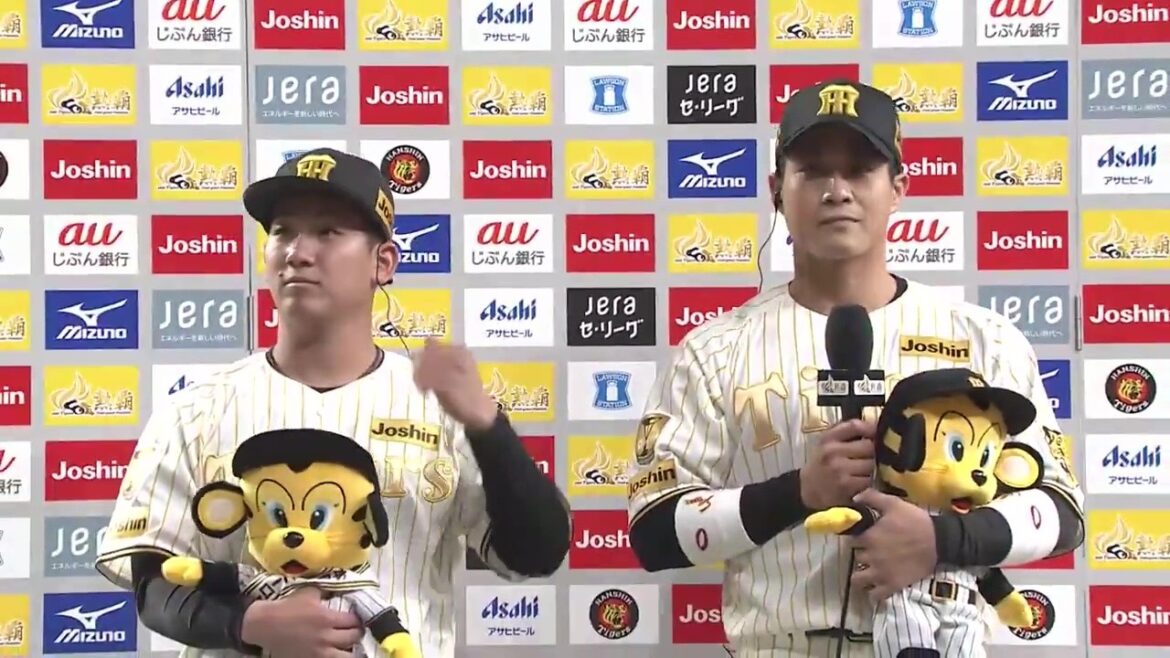 Hanshin-Tigers: 【#伊原陵人 投手、#木浪聖也 選手のヒーローインタビュー、#藤川球児 監督インタビュー】 4月2日(木) 阪神vsDeNA(京セラD大阪) 【#伊原陵人 投手、#木浪聖也 選手のヒーローインタビュー、#藤川球児 監督インタビュー】 4月2日(木) 阪神vsDeNA(京セラD大阪)
