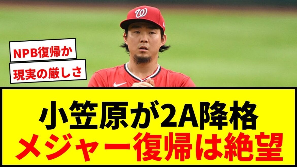 【速報】元中日左腕・小笠原慎之介が2A降格!契約最終年もメジャー復帰は絶望的か? 【速報】元中日左腕・小笠原慎之介が2A降格!契約最終年もメジャー復帰は絶望的か?
