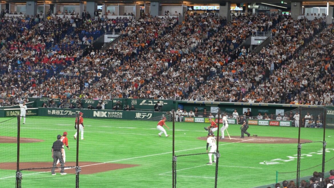 楽天 伊藤光 ナイスプレーでダブルプレー　ハワードは送りバント失敗　巨人 vs 楽天　オープン戦　2026年3月21日(土)　東京ドーム