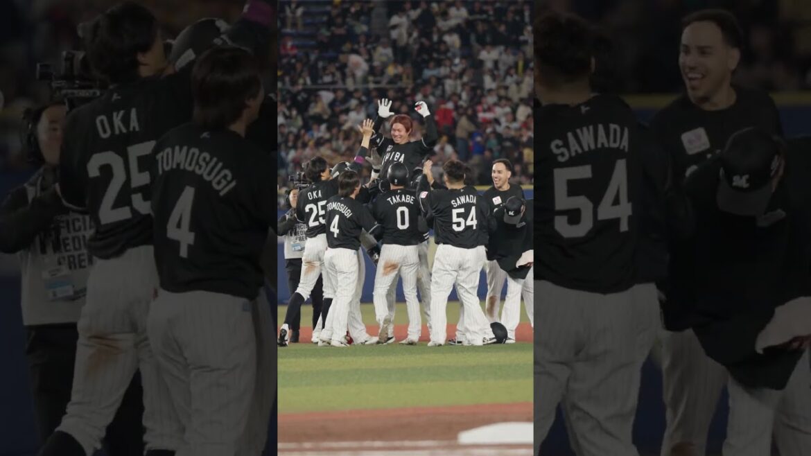 藤原恭大、プロ初サヨナラ打！ #chibalotte