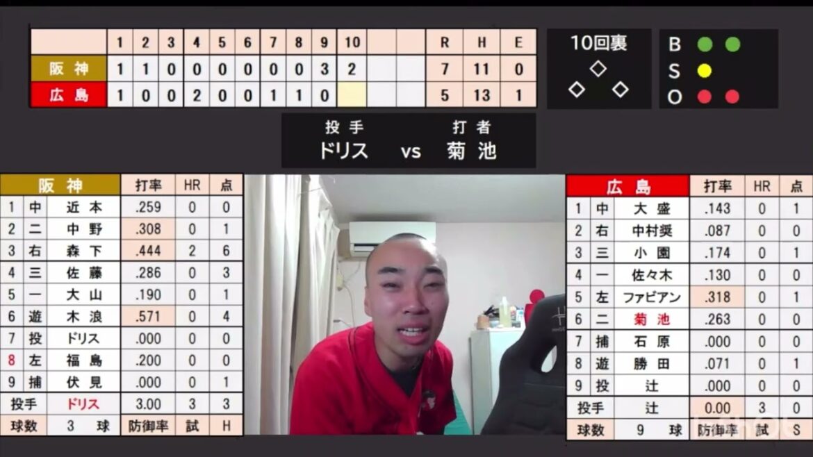 【試合終了】開幕3連勝 → 4連敗した瞬間のカープファン 【試合終了】開幕3連勝 → 4連敗した瞬間のカープファン