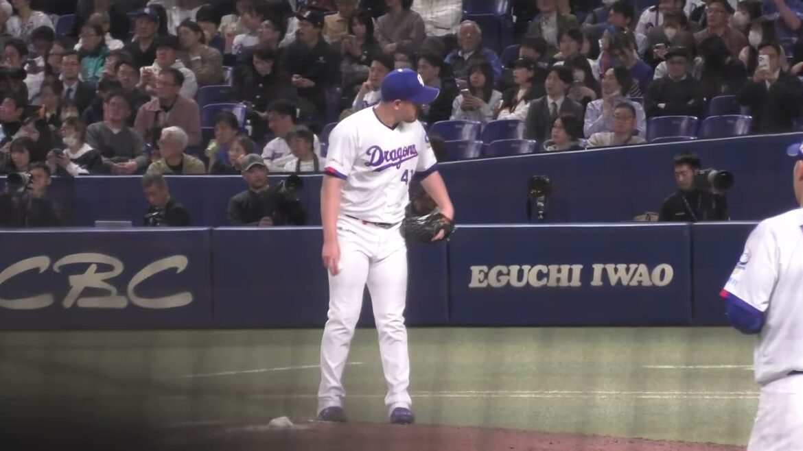 中日ドラゴンズ 勝野昌慶投手 投球練習 2026/4/1 バンテリンドーム