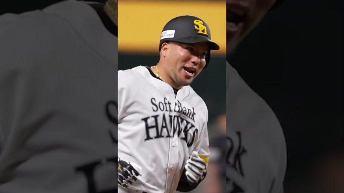 打球音が心地よい #山川穂高 選手の特大ホームラン #sbhawks #全新